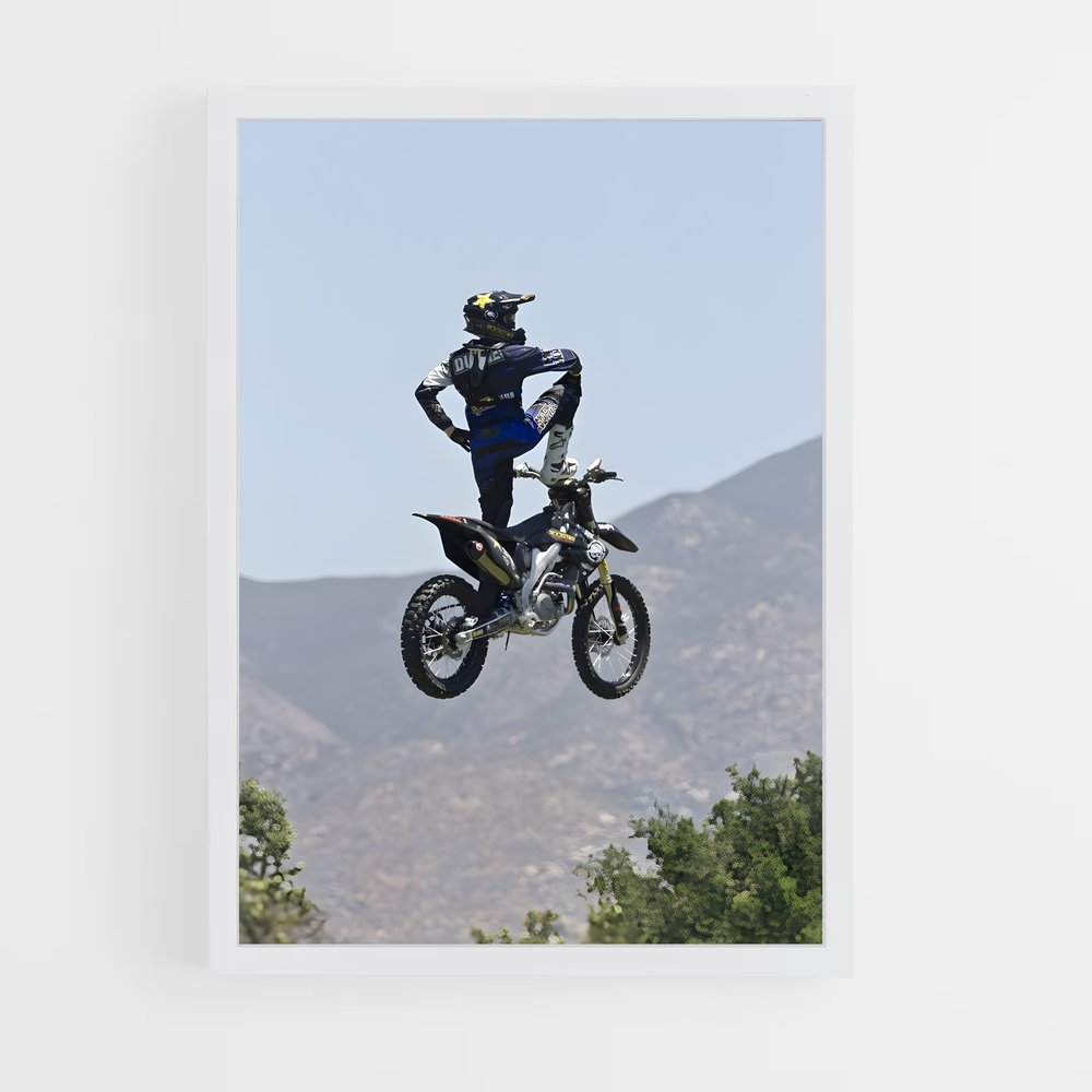 Poster Freestyle Évasion – affiche Motocross freestyle (vue 3)